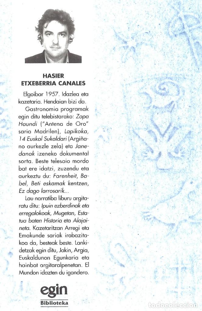 Libros de segunda mano: Sukaliztegi partikularra. Hasier Etxeberria. En euskera - Foto 2