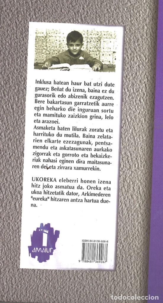 Libros de segunda mano: Urkoreka. Patxi Zabaleta. 1997. En euskera - Foto 2