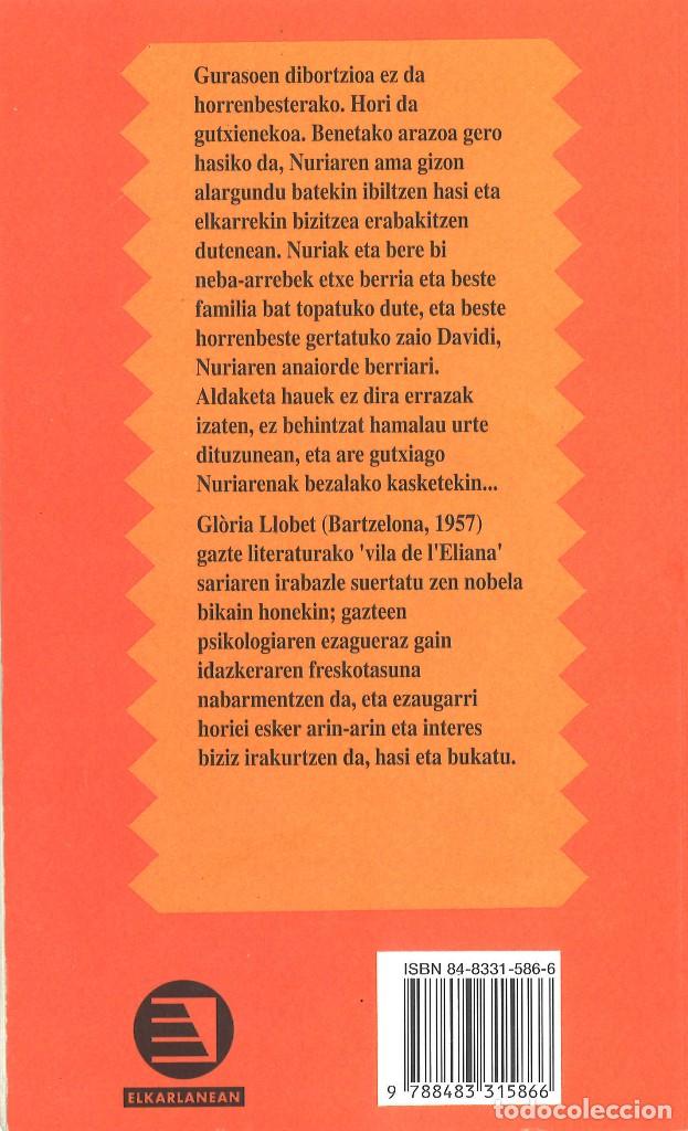 Libros de segunda mano: Zer duzu, Nuria? Gloria Llobet. 1999. En euskera - Foto 2