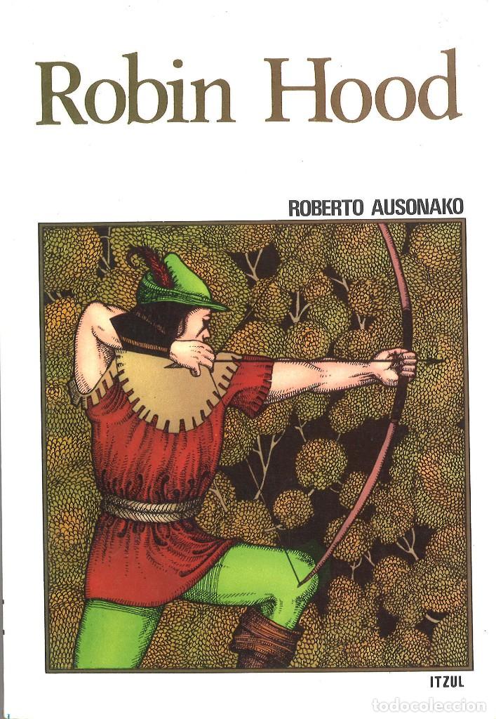 Libros de segunda mano: Robin Hood. Roberto Ausonako. En euskera. 1981 - Foto 1