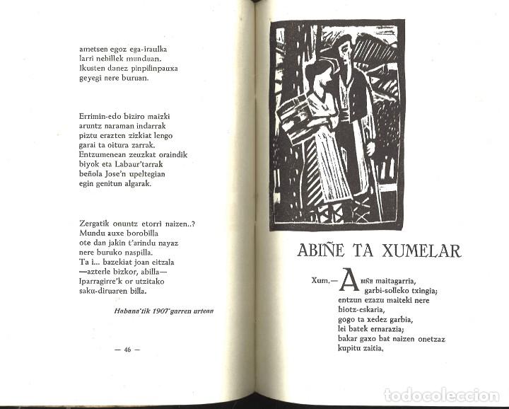 Libros de segunda mano: Olerki berrizte. Emeterio Arrese. 1952. En euskera - Foto 2