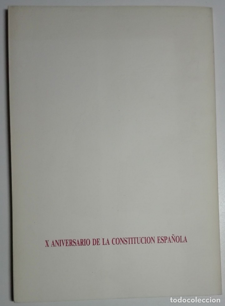 Libros de segunda mano: Constituci&oacute;n espa&ntilde;ola. Editada por el Senado en su d&eacute;cimo aniversario - Foto 3