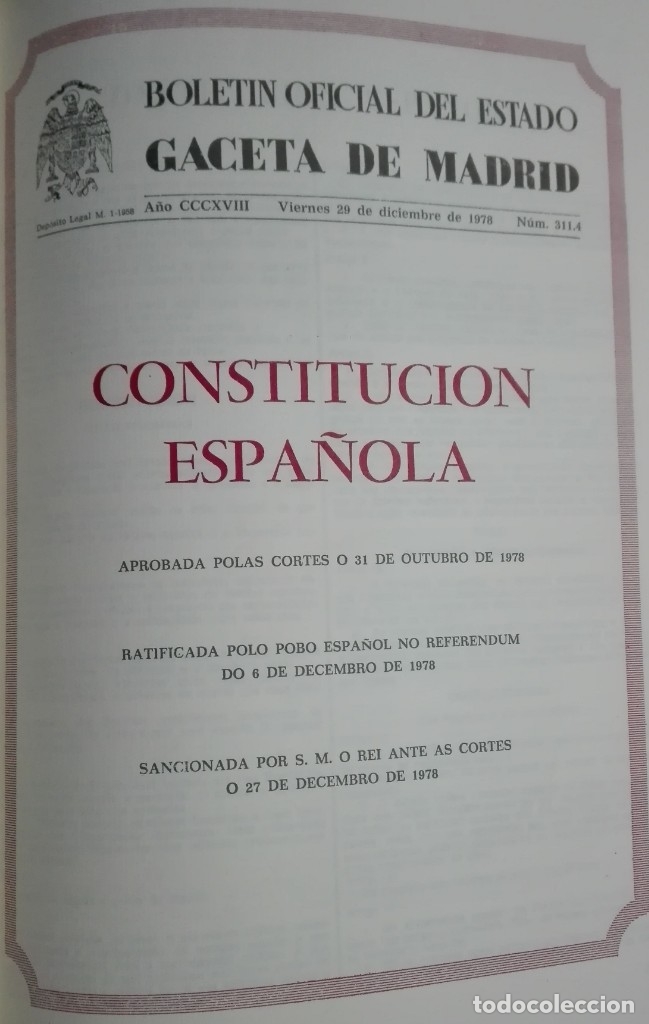Libros de segunda mano: Constituci&oacute;n espa&ntilde;ola. Editada por el Senado en su d&eacute;cimo aniversario - Foto 4