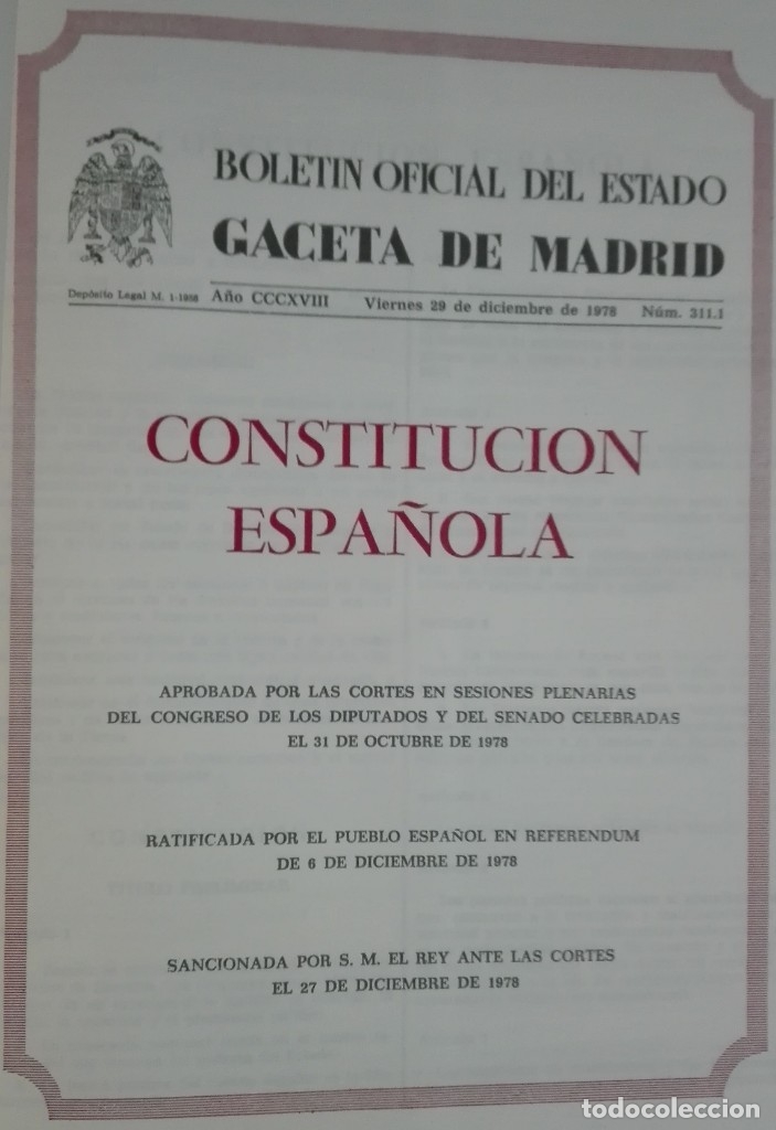 Libros de segunda mano: Constituci&oacute;n espa&ntilde;ola. Editada por el Senado en su d&eacute;cimo aniversario - Foto 5