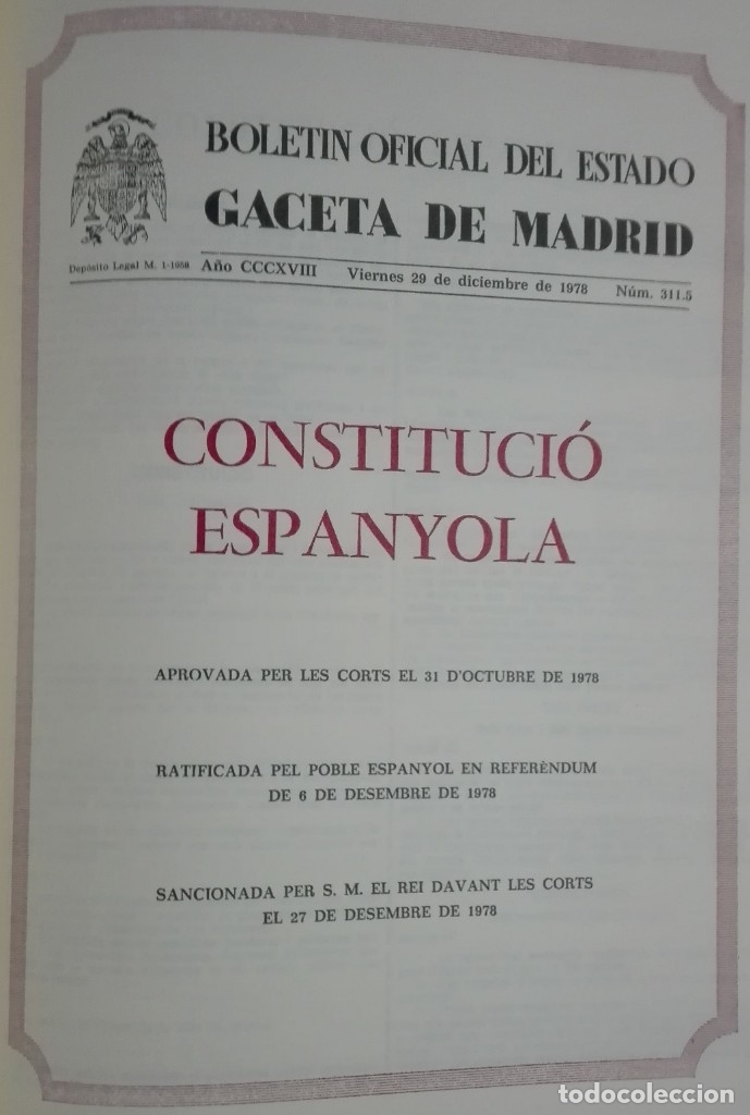 Libros de segunda mano: Constituci&oacute;n espa&ntilde;ola. Editada por el Senado en su d&eacute;cimo aniversario - Foto 6
