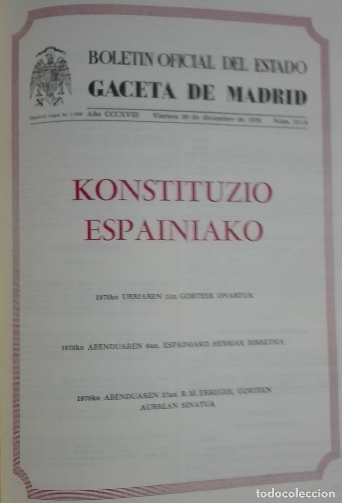 Libros de segunda mano: Constituci&oacute;n espa&ntilde;ola. Editada por el Senado en su d&eacute;cimo aniversario - Foto 8