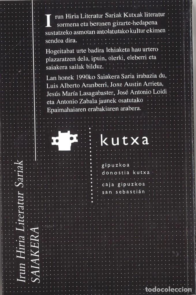 Libros de segunda mano: Modernitatearen alde. Jon Sudupe. 1991. En euskera - Foto 2
