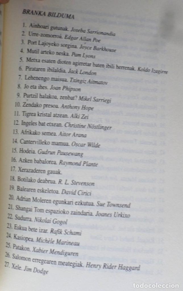 Libros de segunda mano: RAQUEL - Isabel Clara Sim&oacute; - Elkarlanean 2001 - Idioma euskera - Foto 3