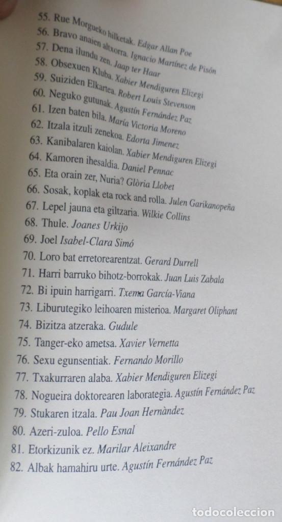 Libros de segunda mano: RAQUEL - Isabel Clara Sim&oacute; - Elkarlanean 2001 - Idioma euskera - Foto 5