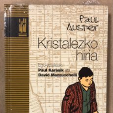 Libros de segunda mano: KRISTALEZKO HIRIA. PAUL AUSTER. TXALAPARTA ARGITALETXEA. EUSKERA. NUEVO, CON PRECINTO.