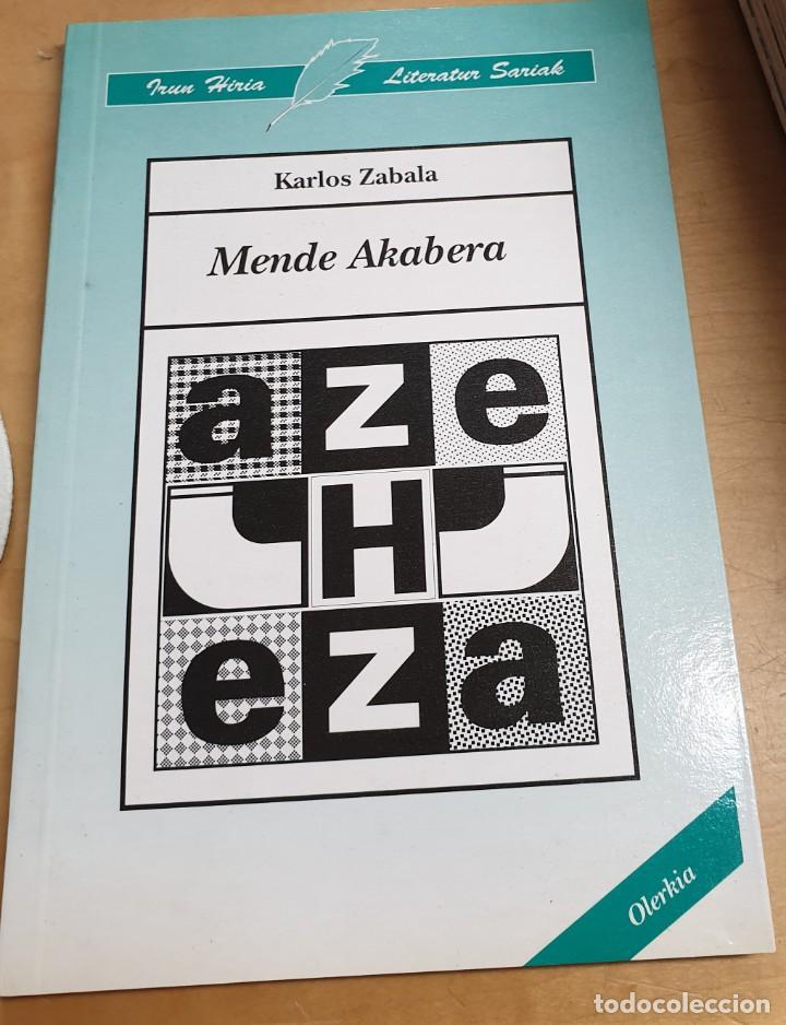 Libros de segunda mano: Mende Akabera - ZABALA, KARLOS - Foto 1