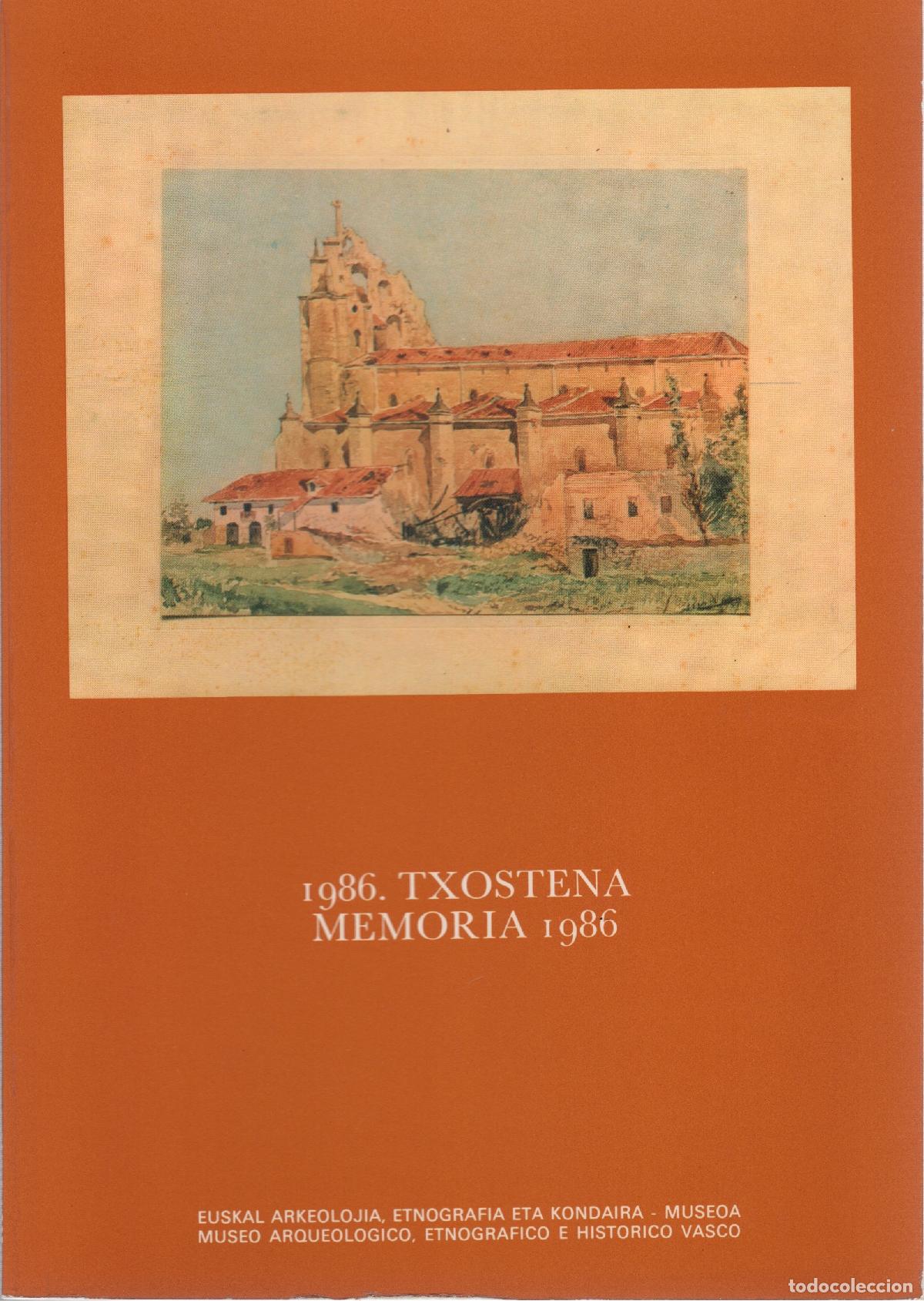 Libros de segunda mano: 1986. txostena = Memoria 1986 - VV.AA. - Foto 1