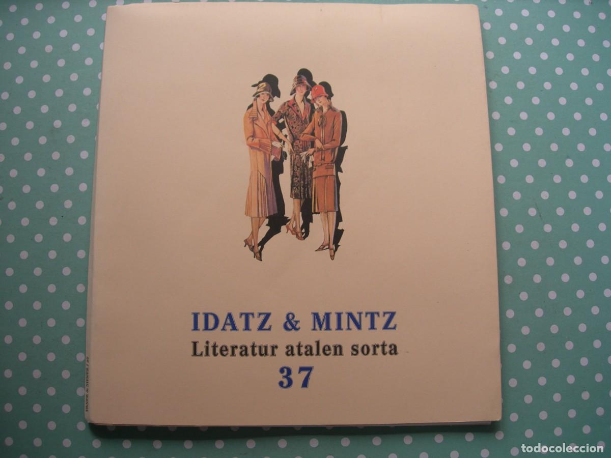 Libros de segunda mano: IDATZ & MINTZ 37 / LITERATUR ATALEN SORTA / EUSKERA - Foto 1