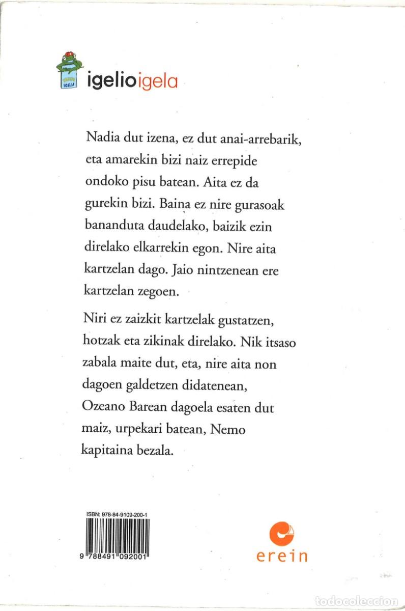 Libros de segunda mano: Nemo kapitainaren azken bidaia. Castillo Suarez. 2017. En euskera - Foto 2