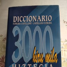 Libros de segunda mano: DICCIONARIO EUSKARA-CASTELLANO-EUSKERA. 3000 HIZTEGIA. ADOREZ 7 - GAZTELANIA. 1996.