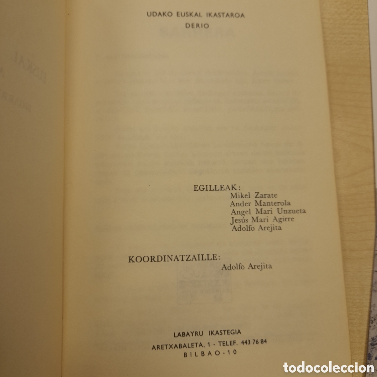 Libros de segunda mano: Euskal deklinabidea ariketak - Foto 3