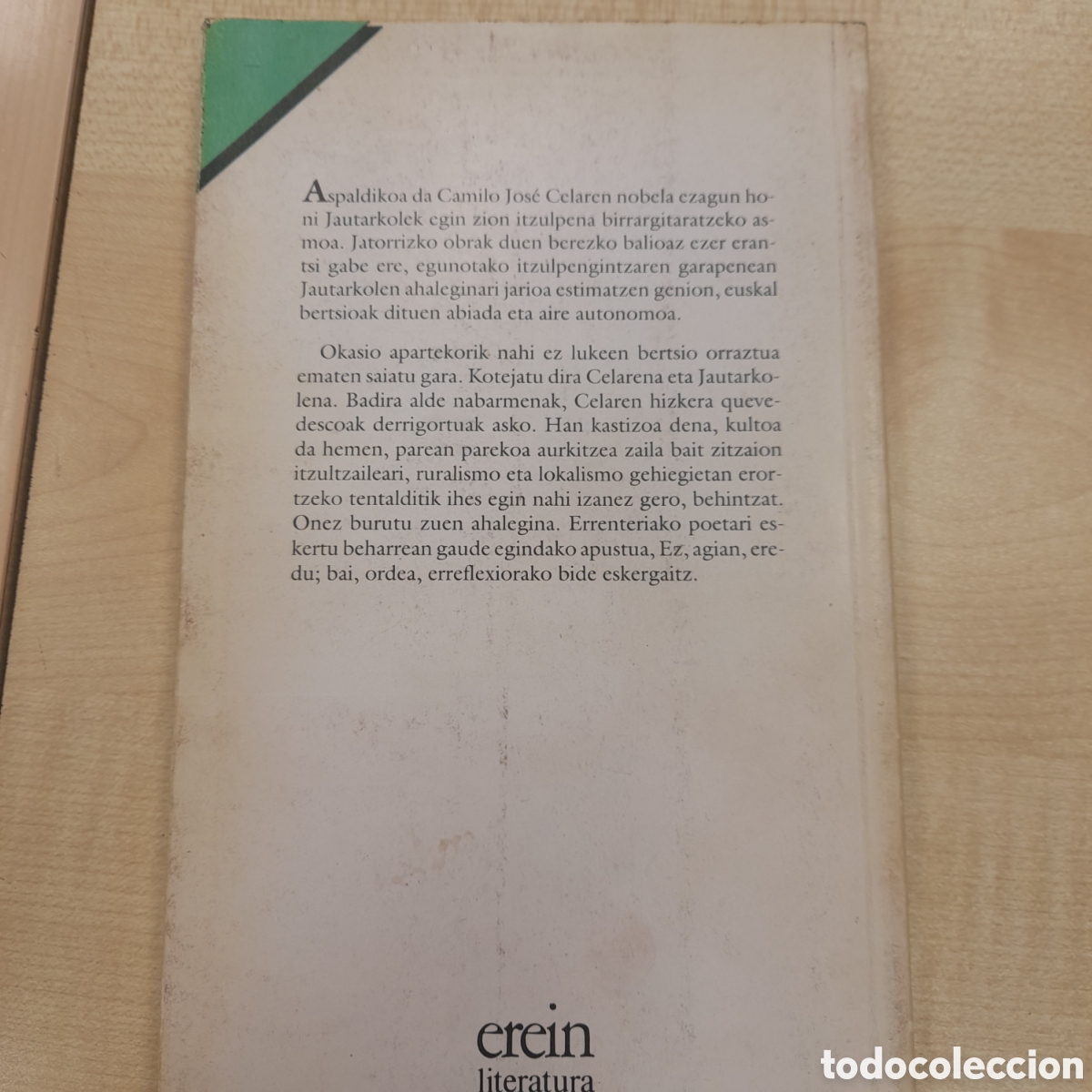 Libros de segunda mano: Paskual Duarteren sendia. Camilo Jos&eacute; Cela - Foto 2