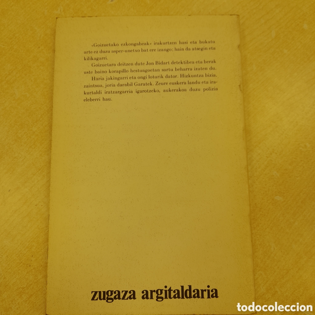 Libros de segunda mano: Goizuetako ezkongabeak. Gotzon Garate - Foto 2