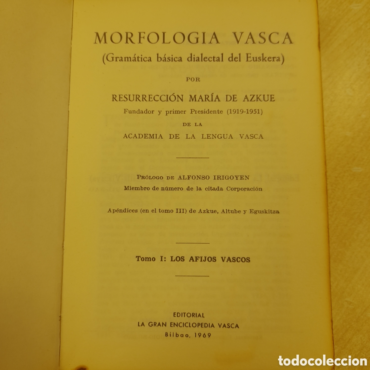 Libros de segunda mano: Morfolog&iacute;a vasca. Azkue Altube - Foto 4