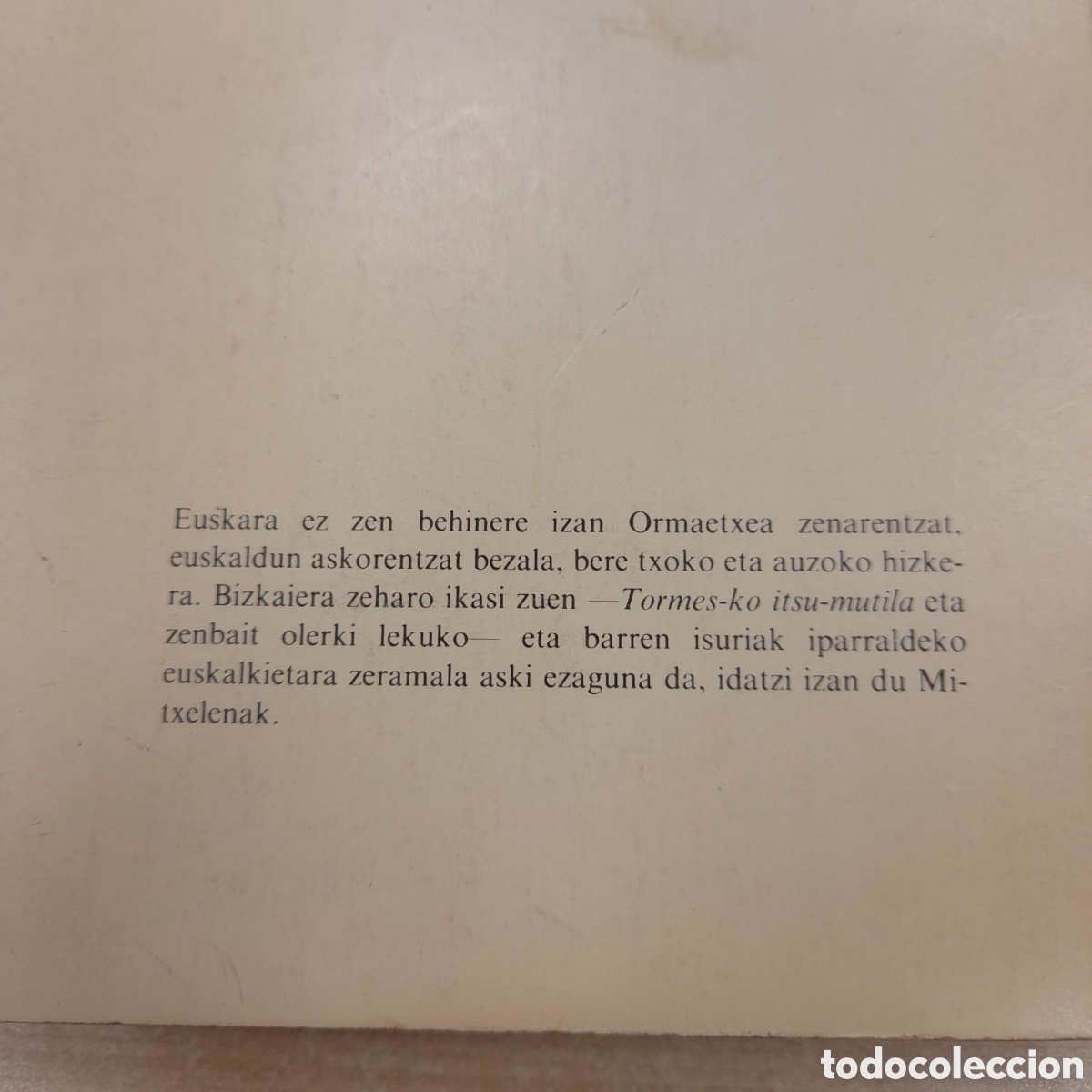 Libros de segunda mano: Tormesko itsu mutila. El lazarillo de Tormes - Foto 3