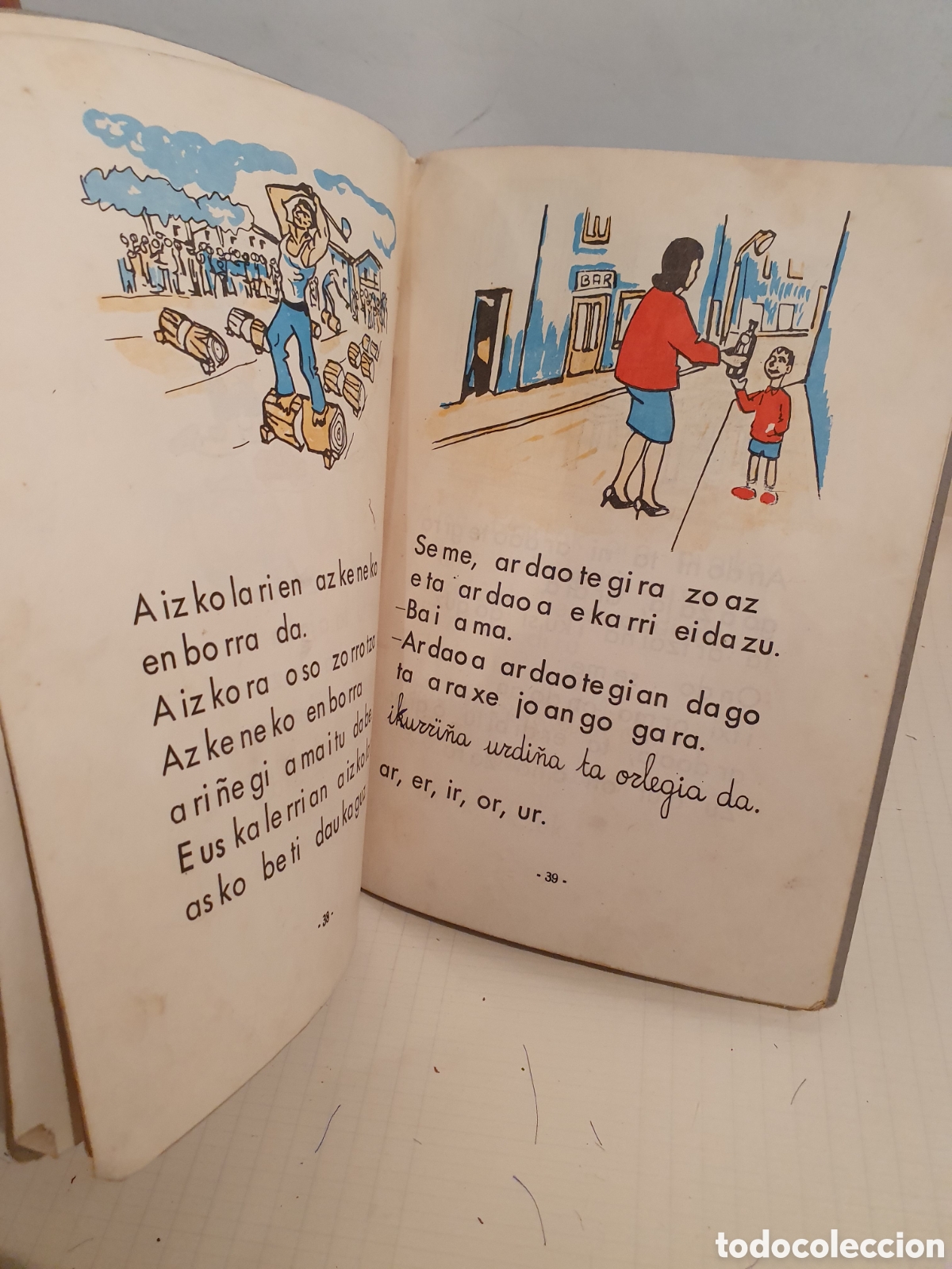 Libros de segunda mano: AURTXOA. BILBAO 1966. IZKINDEGI. LEHENENGO MALLA. - Foto 5
