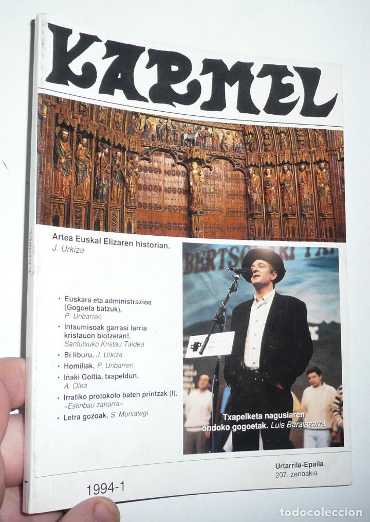Libros de segunda mano: KARMEL 1994-1 N&ordm; 207. Revista en euskera - Foto 1