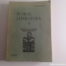 Libros de segunda mano: EUSKAL LITERATURA I BILBAO 1972 EUSKERA