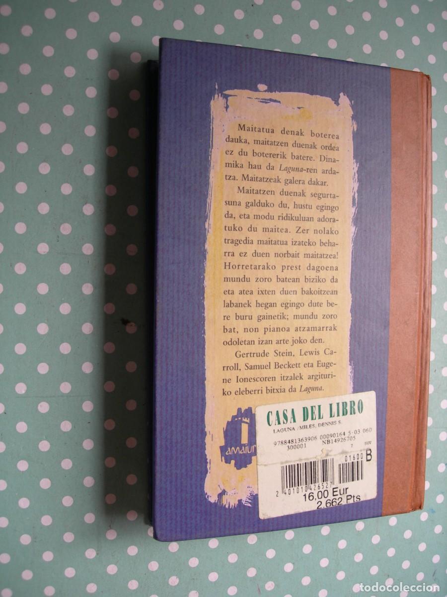 Libros de segunda mano: LAGUNA / DENNIS S. MILES / NOVELA / EUSKERA - Foto 2
