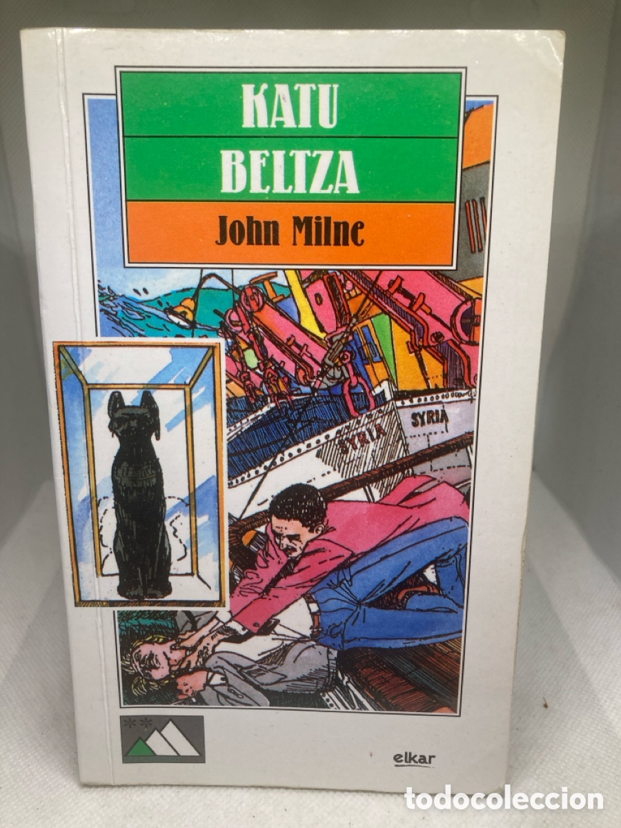Libros de segunda mano: KATU BELTZA DE JHON MILNE EUSKERA NUEVO - Foto 1
