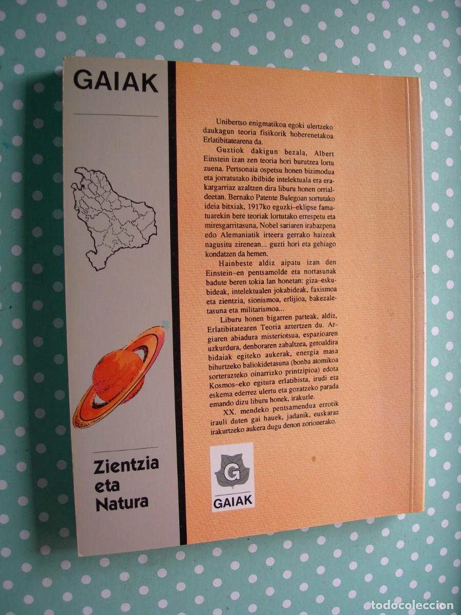 Libros de segunda mano: KOSMOA PENTSAGAI / ALBERT EINSTEIN / CIENCIA / EUSKERA - Foto 2