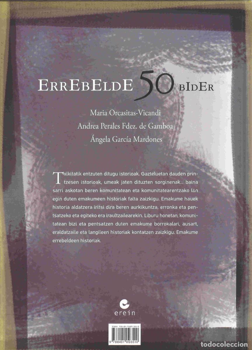 Libros de segunda mano: Errebelde 50 bider. Erein 2019. En euskera - Foto 2
