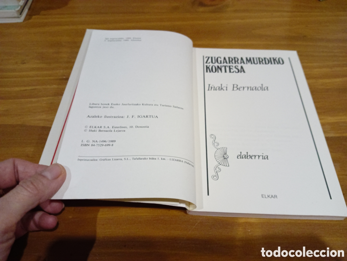 Libros de segunda mano: Zugarramurdiko Kontesa . - Foto 2