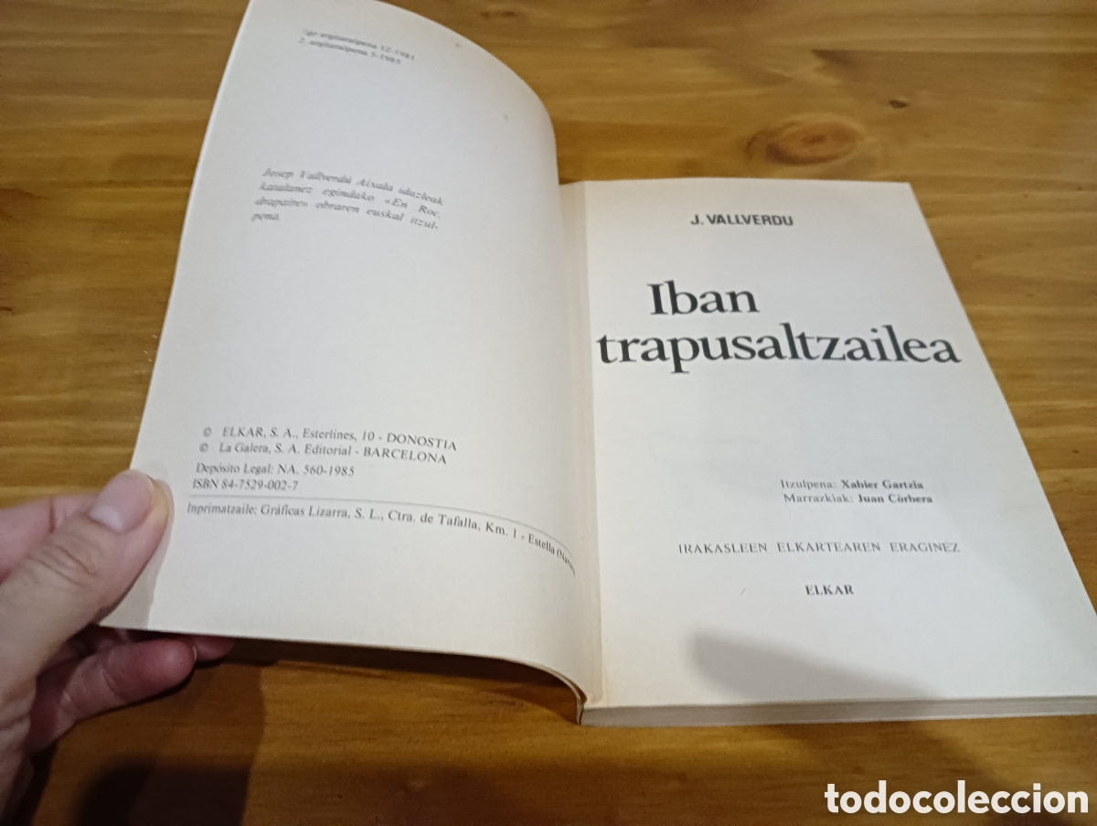 Libros de segunda mano: Iban Trapusaltzailea - Foto 2