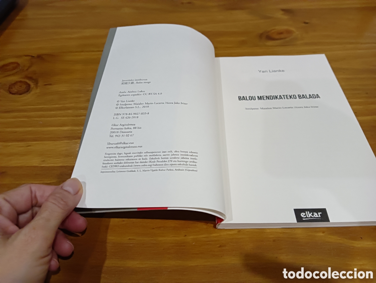 Libros de segunda mano: Balou Mendikateko Balada - Foto 2