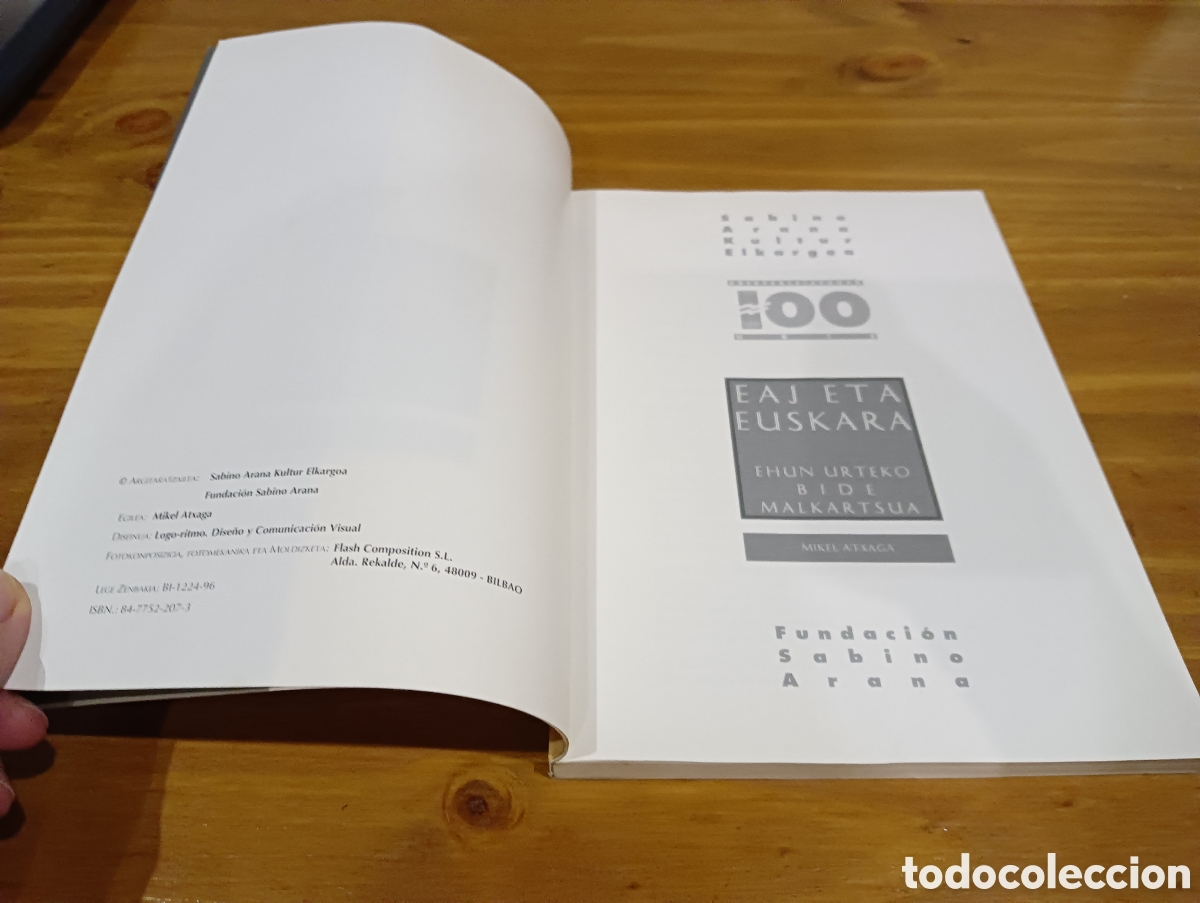 Libros de segunda mano: Sabino Arana kultur Elkargoa - Foto 2