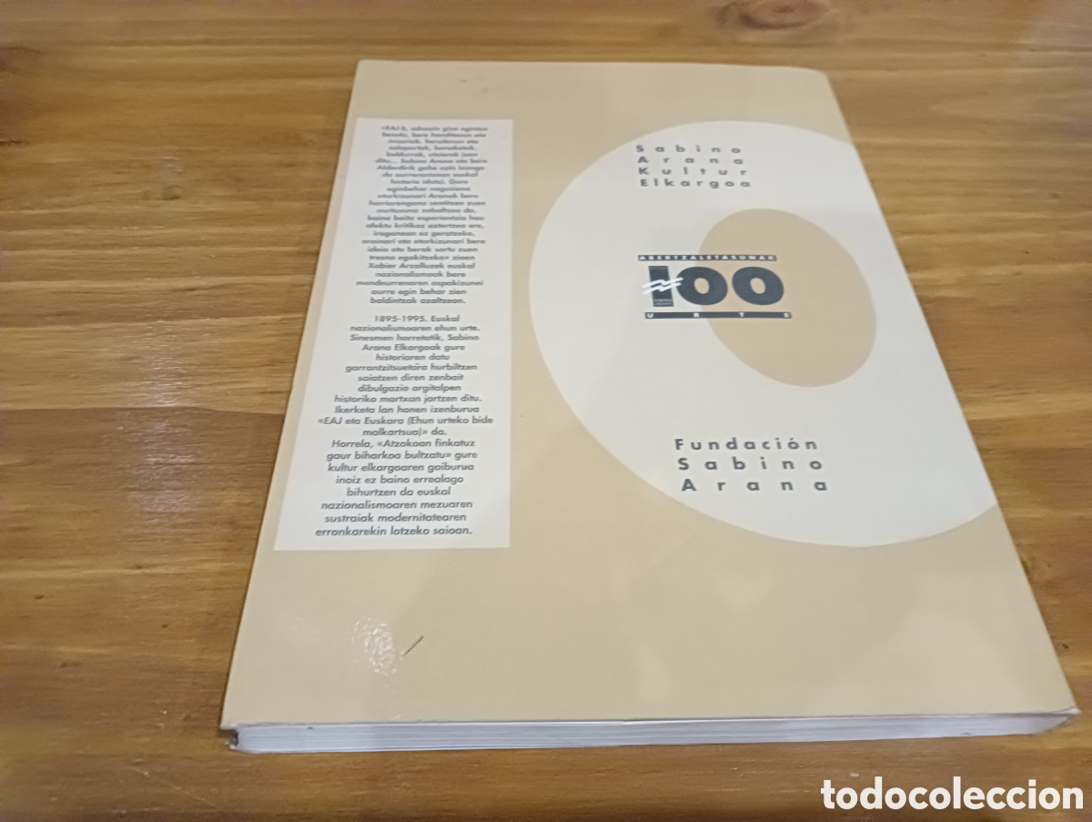 Libros de segunda mano: Sabino Arana kultur Elkargoa - Foto 6