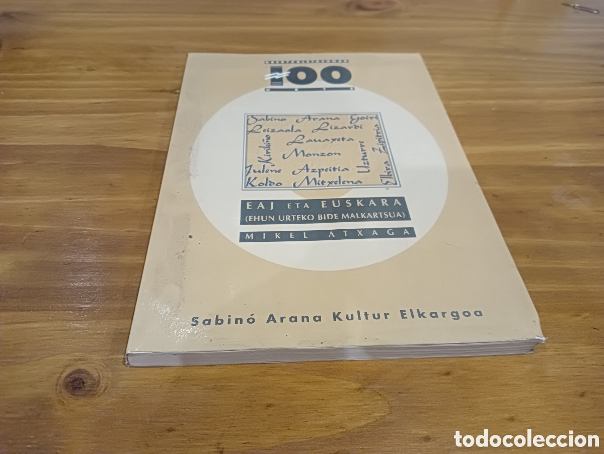 Libros de segunda mano: Sabino Arana kultur Elkargoa - Foto 1