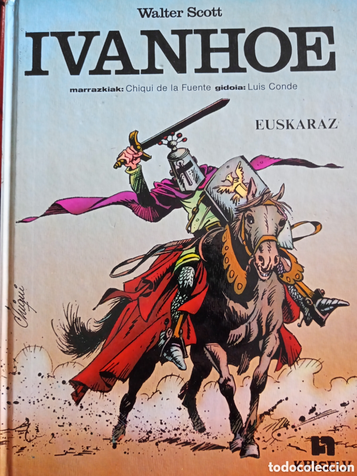 Libros de segunda mano: TEBEO IVANHOE. EUSKERA - Foto 1