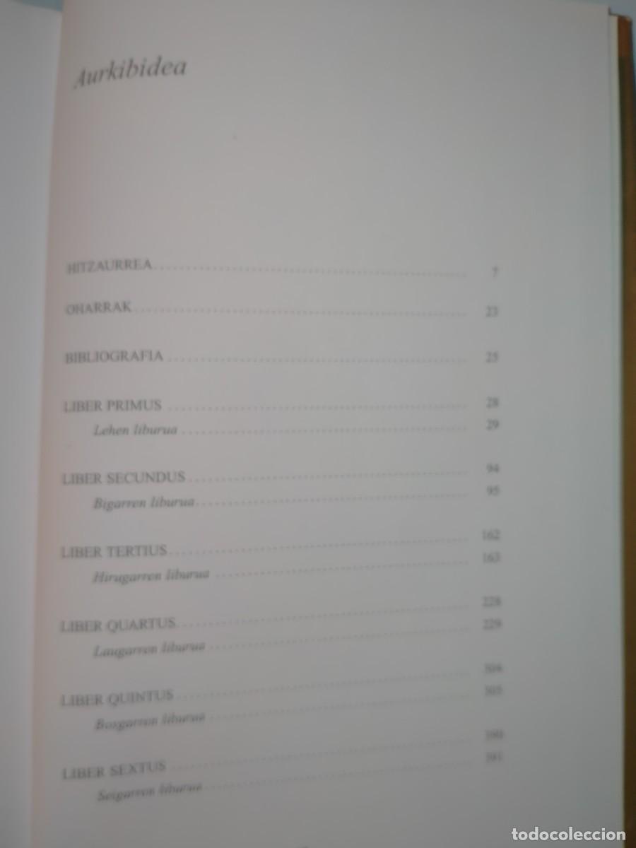 Libros de segunda mano: LUKREZIO. GAUZEN IZAERAZ .KLASIKOAK - Foto 3