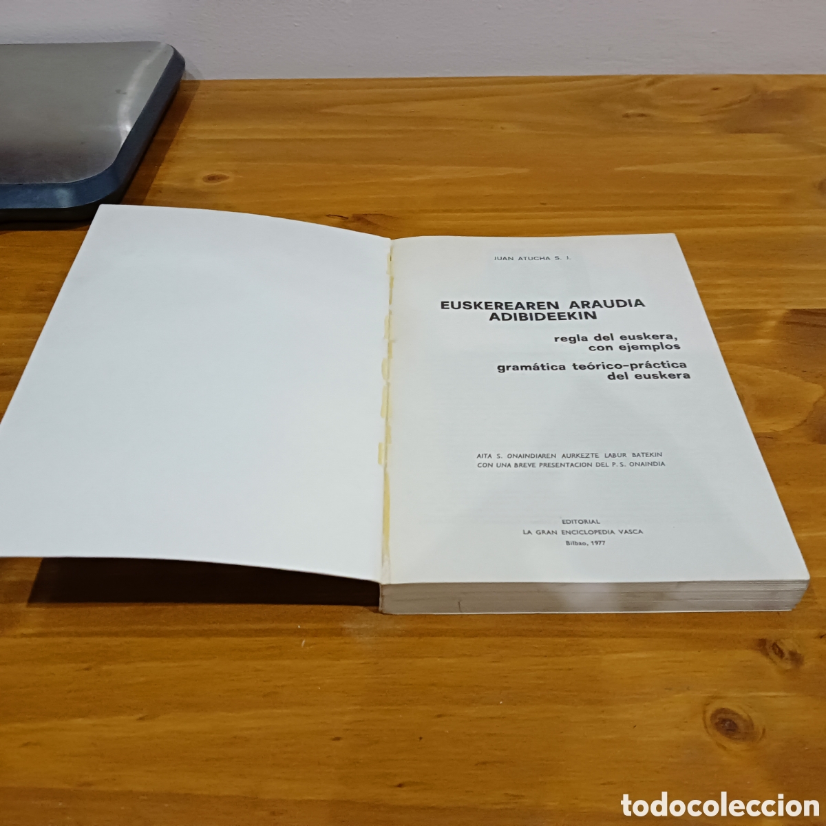 Libros de segunda mano: Gram&aacute;tica te&oacute;rico-pr&aacute;ctica del euskera - Foto 2