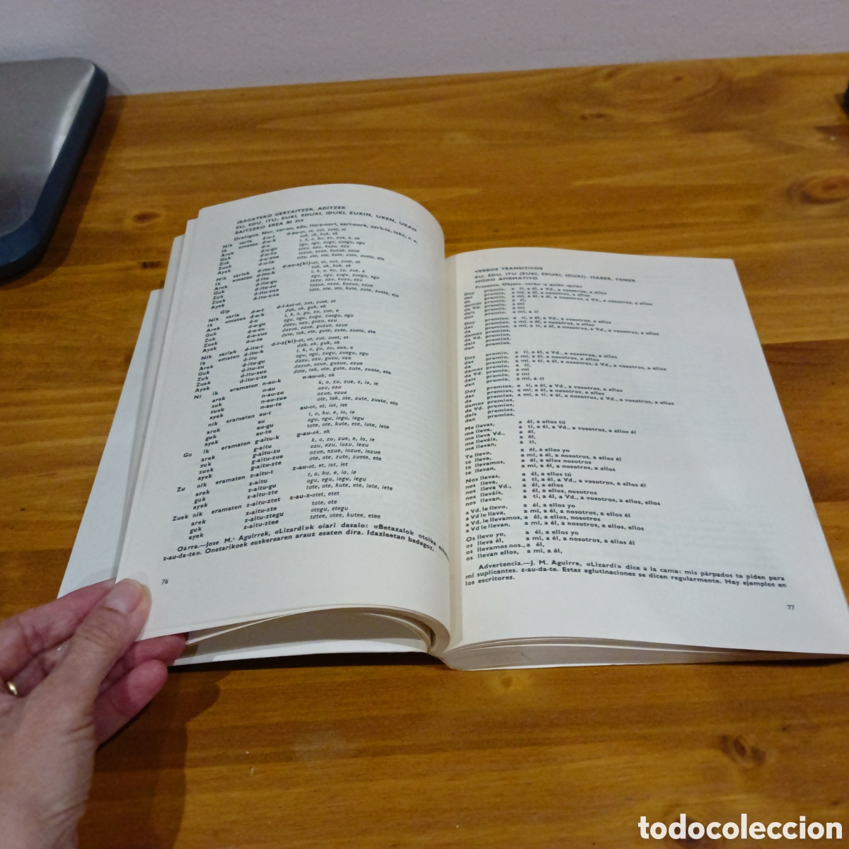 Libros de segunda mano: Gram&aacute;tica te&oacute;rico-pr&aacute;ctica del euskera - Foto 4
