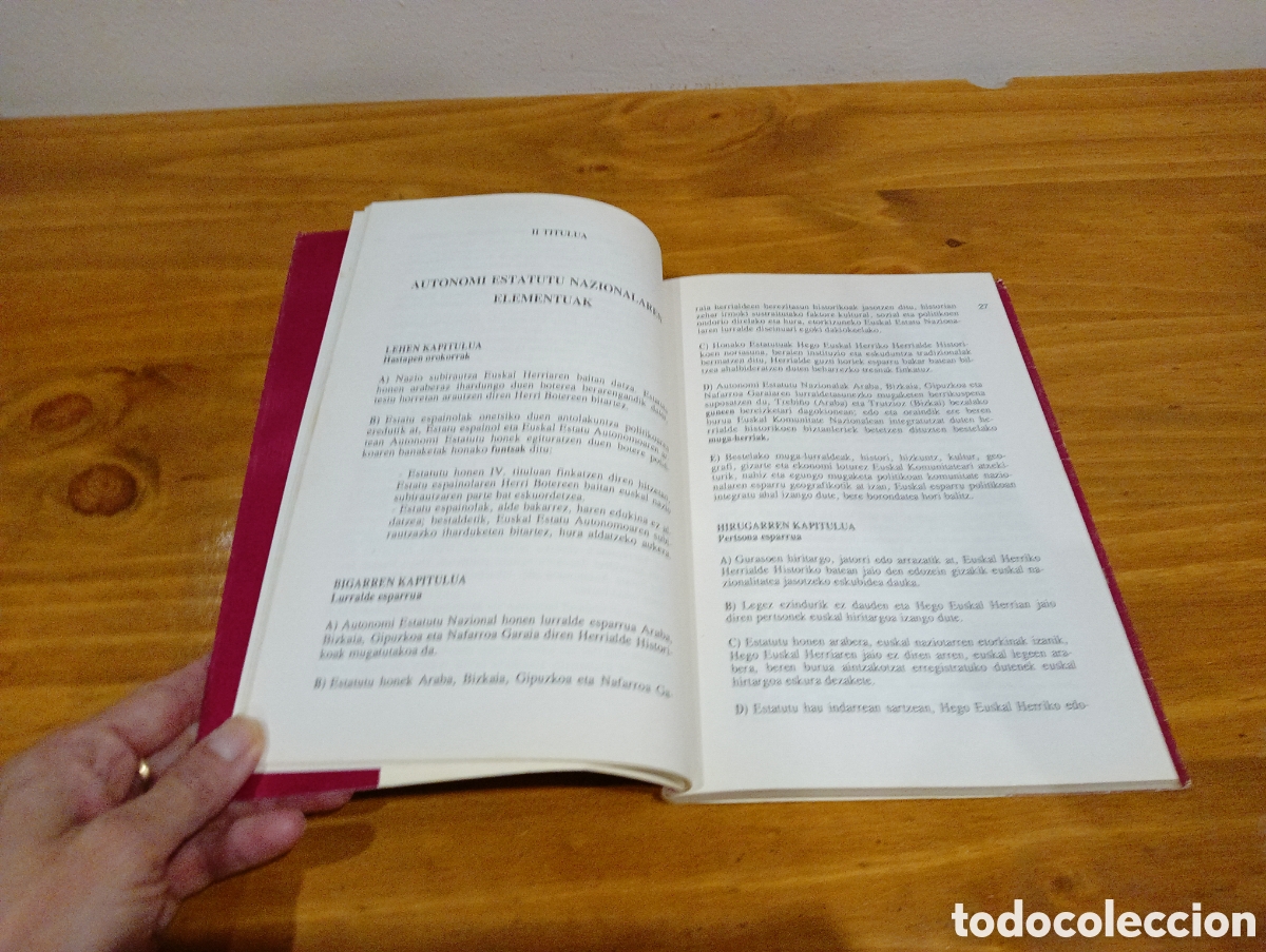Libros de segunda mano: Autonomi Estatutu Nazionala - Foto 2