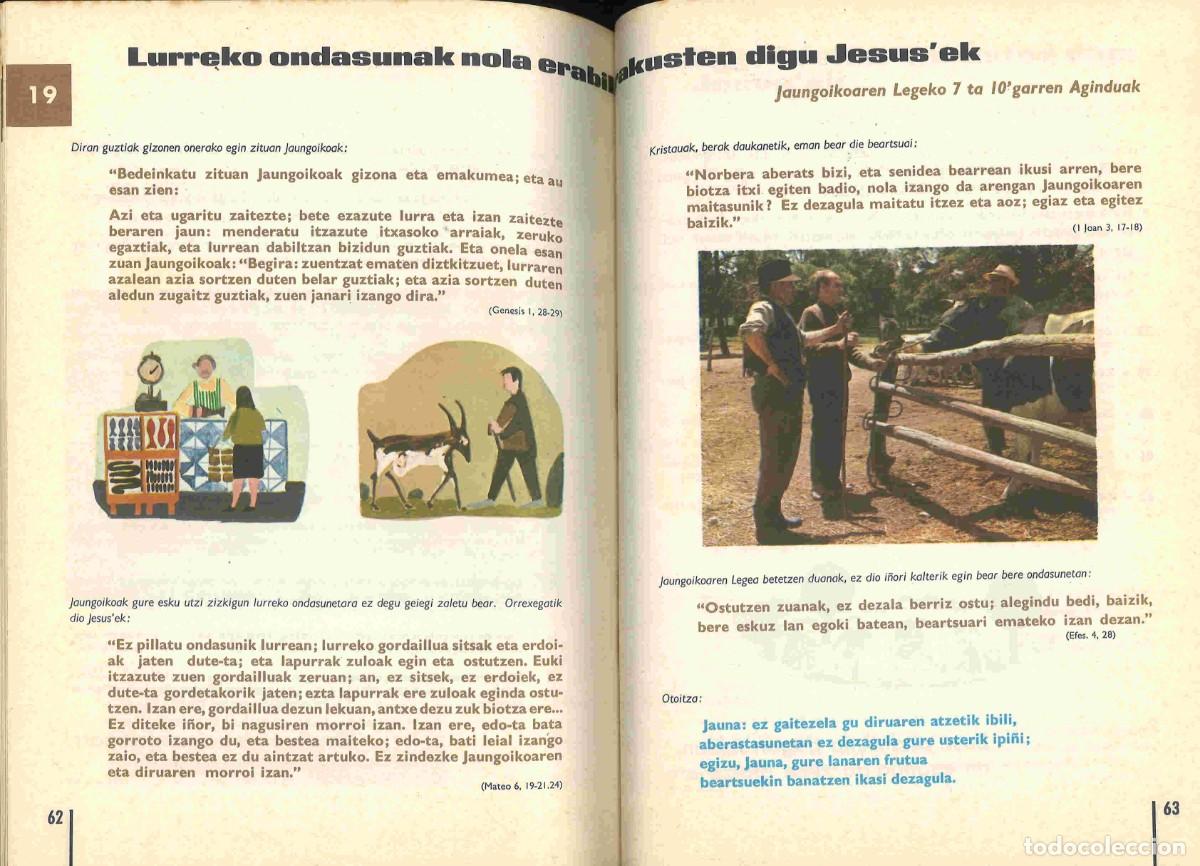 Libros de segunda mano: Kristau ikasbidea. 4 . A&ntilde;o 1970. En euskera - Foto 2