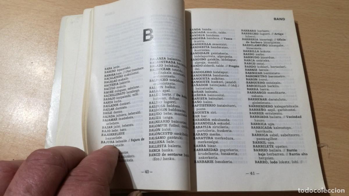 Libros de segunda mano: DICCIONARIO CASTELLANO EUSKERA / / S-302 / EV - Foto 5