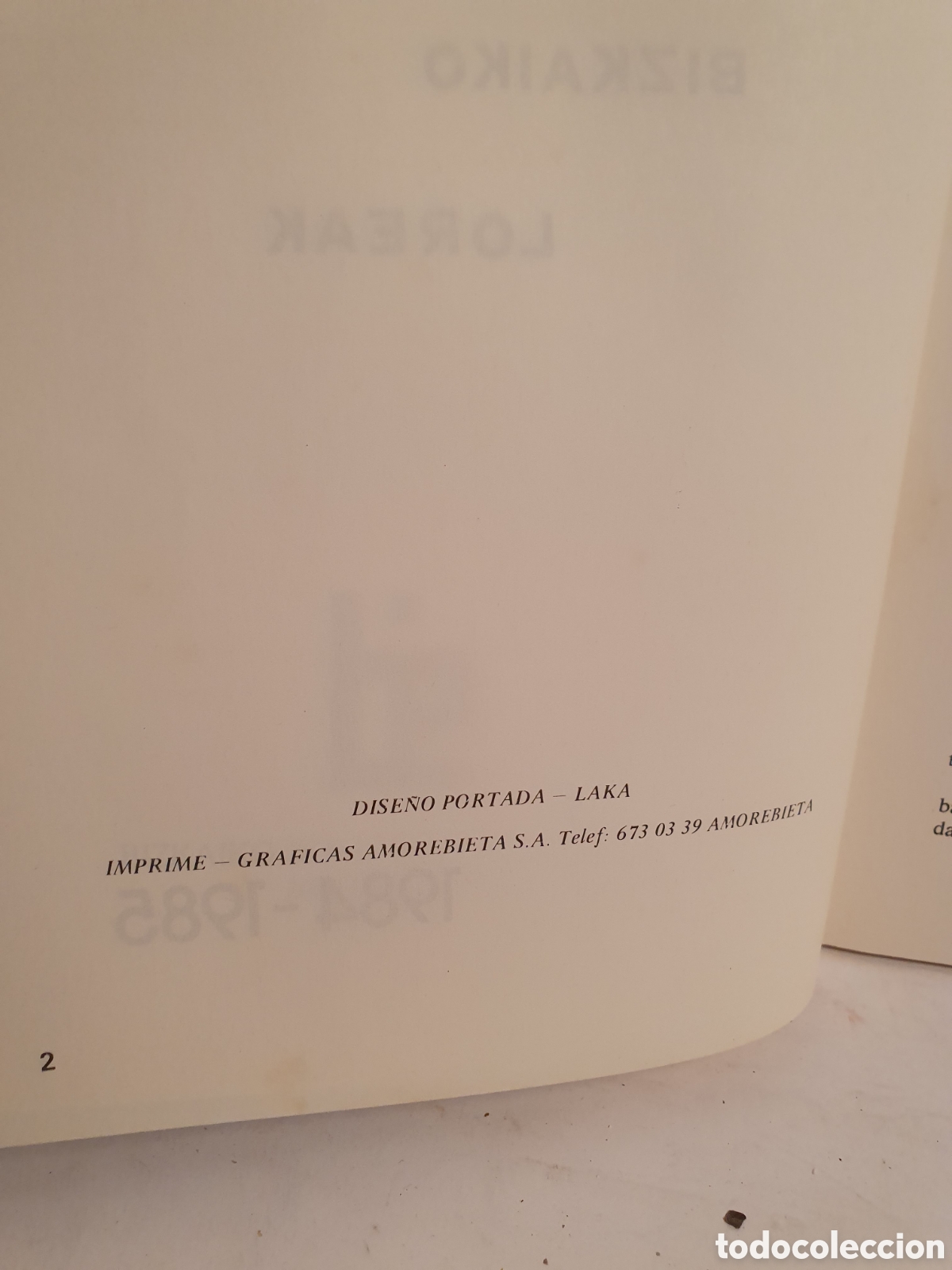Libros de segunda mano: BIZKAIKO LOREAK. 1984-1985. - Foto 4