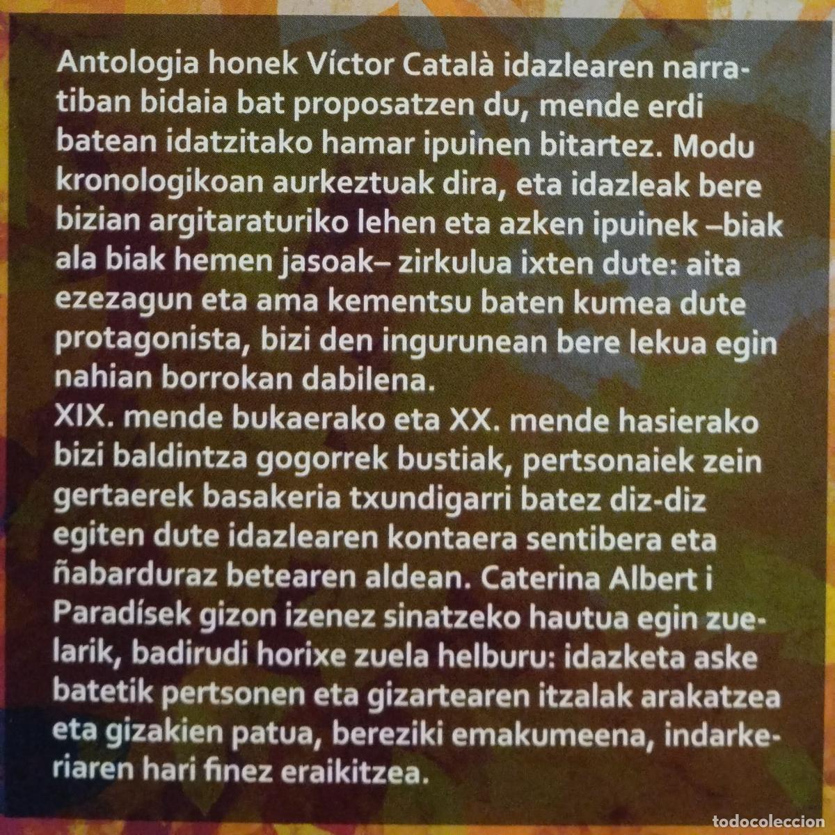 Libros de segunda mano: ATSOA VICTOR CATAL&Agrave; 2022 TXALAPARTA - Foto 3