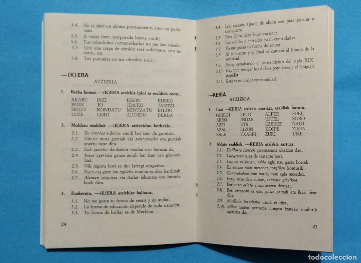 Libros de segunda mano: ATZIZKIBIDEA ARIKETAK 1981 LABAYRU IKASTEGIA - Foto 3