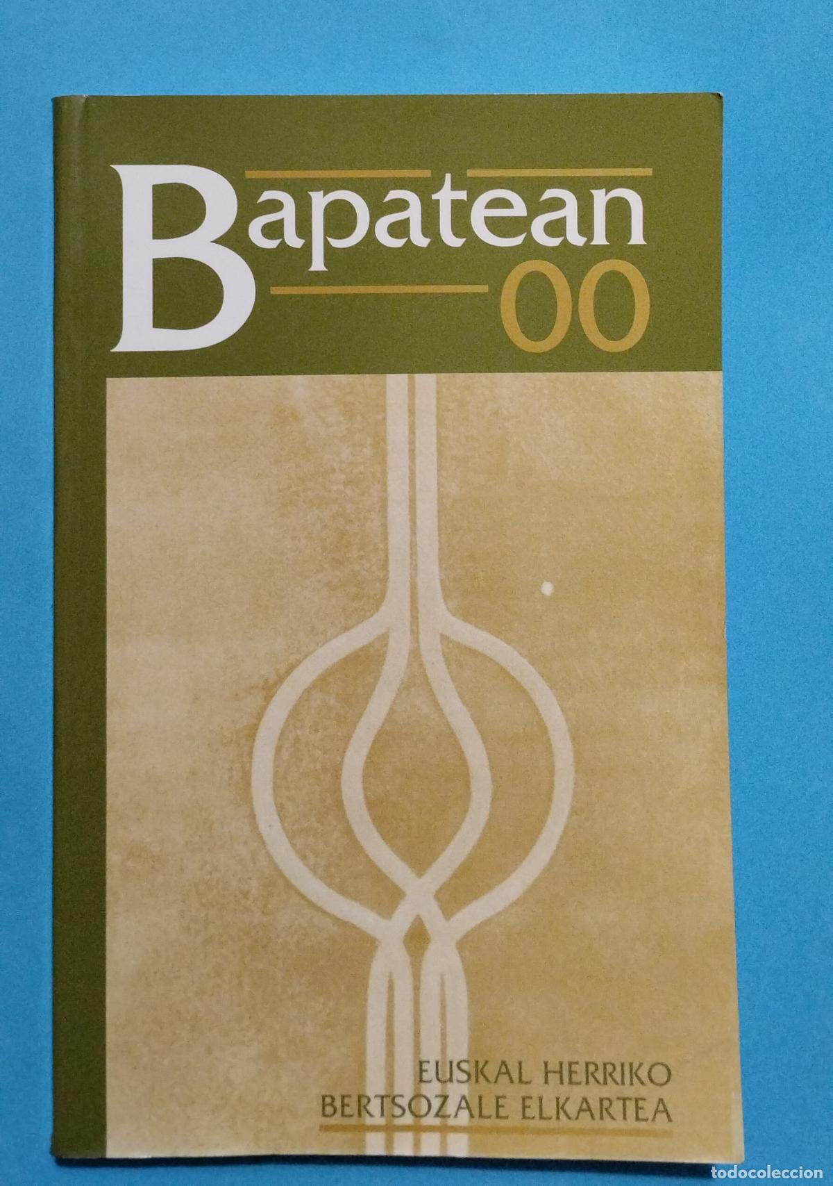 Libros de segunda mano: BAPATEAN 00 EUSKAL HERRIKO BERTSOZALE ELKARTEA - Foto 1