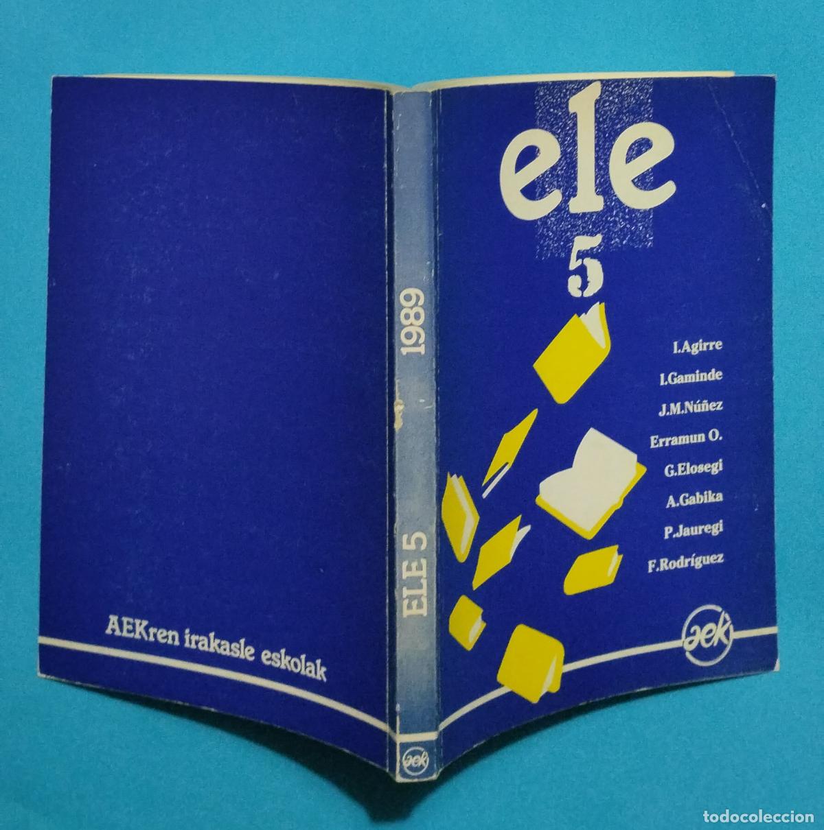 Libros de segunda mano: ELE 5 ALDIZKARIA 1989 AEK - Foto 2
