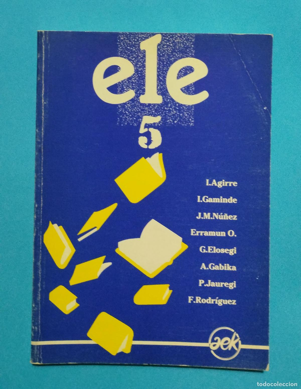 Libros de segunda mano: ELE 5 ALDIZKARIA 1989 AEK - Foto 1
